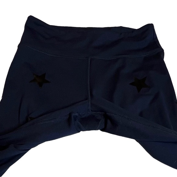 Jessica Simpson Navy Blue and Black Star Leggings that Glitter Women’s Medium - Picture 16 of 16